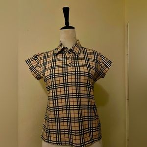 Burberry woman’s top, Short sleeve original used 4 times